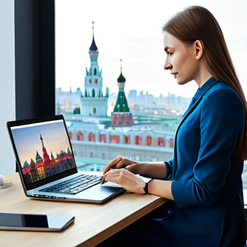 **

"A professional female programmer in a modest and stylish business casual outfit, working on a laptop in a modern, bright Moscow office with a view of the city skyline.  Fully clothed, appropriate attire, safe for work, perfect anatomy, natural proportions, high resolution, professional photography, realistic lighting, family-friendly, Москва, Россия"

**