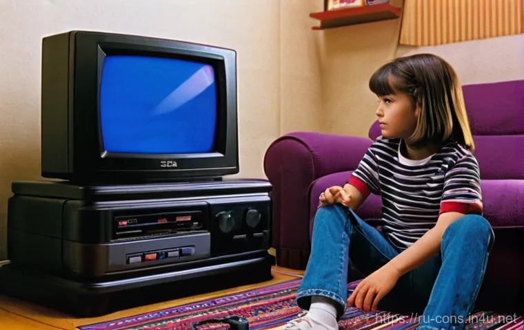 세가 제네시스와 메가드라이브 차이 - **Prompt:** A cozy, nostalgic scene in a dimly lit living room from the early 1990s. Two children, a...